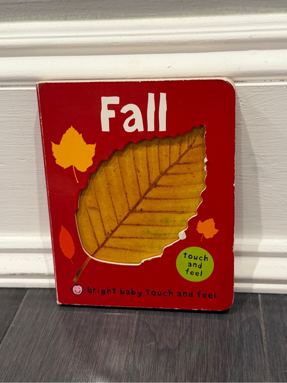 Fall Touch & Feel Baby Board Book - Red/Yellow Reading Kids Toddlers Babies